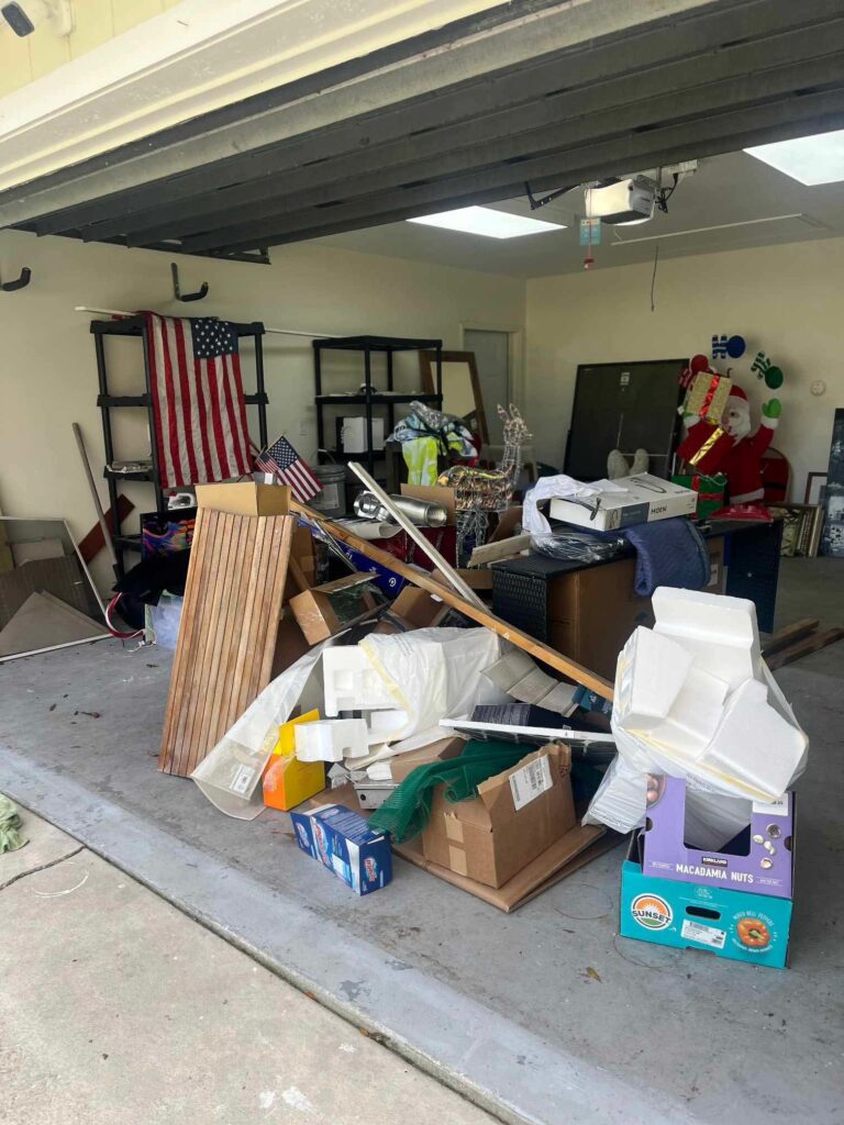 Garage junk removal