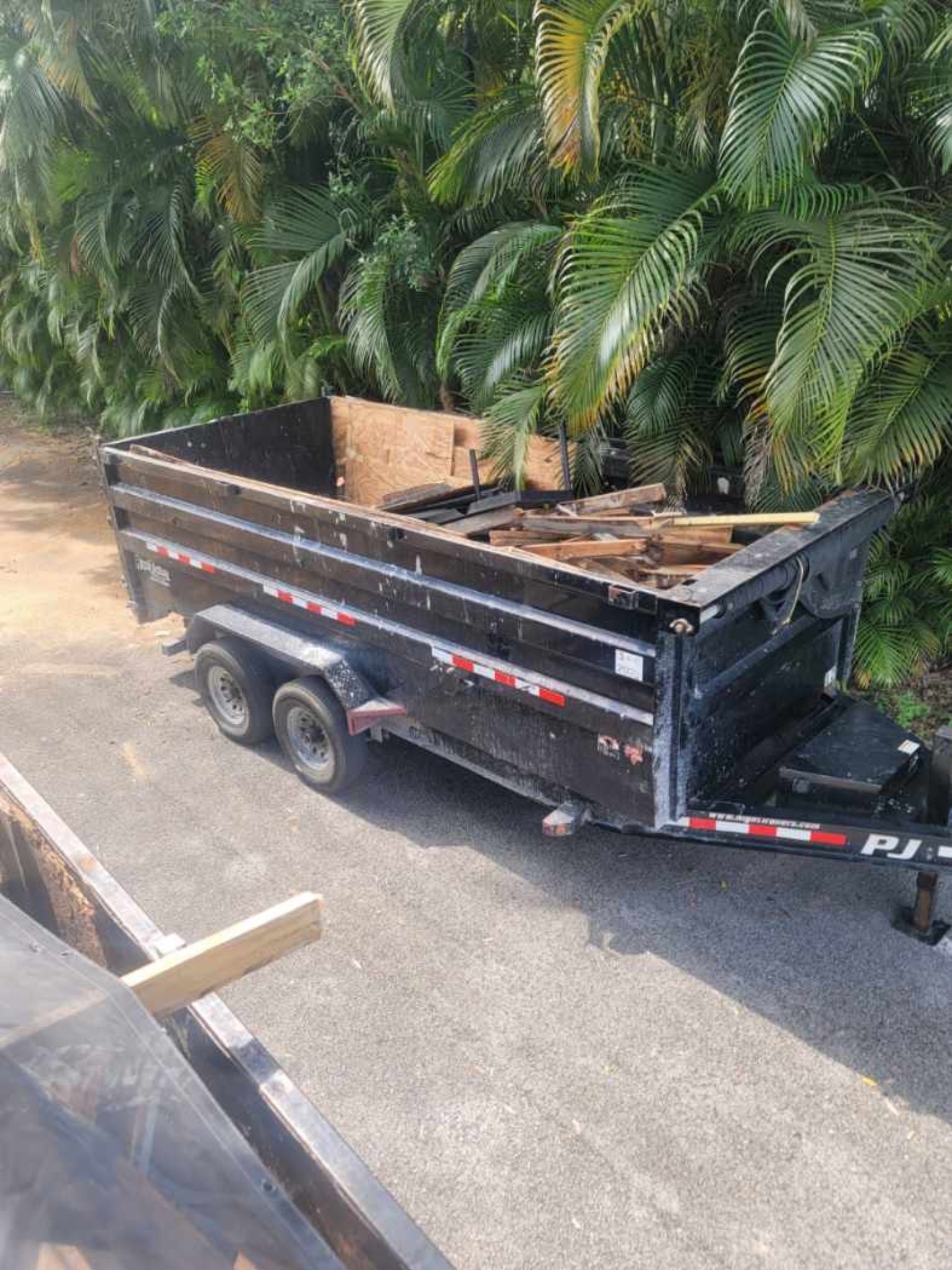 Junk removal trailer